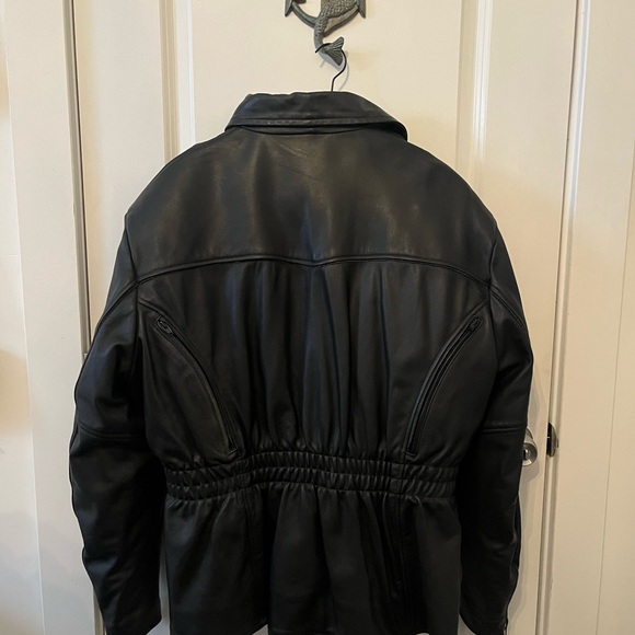AUTHENTIC vintage FirstGear leather biker jacket - Picture 6 of 6